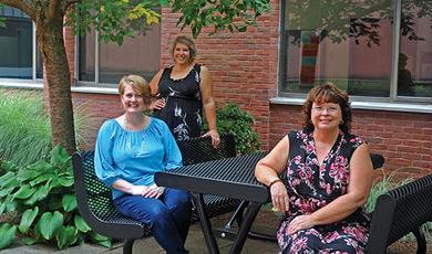 Dr. Andrea Cayson,  Dr. Heather Pacheco-Guffrey and Dr. Melissa Winchell